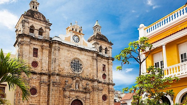 Church of St Peter Claver in Cartagena. Photo: Sorin Colac | Dreamstime.com