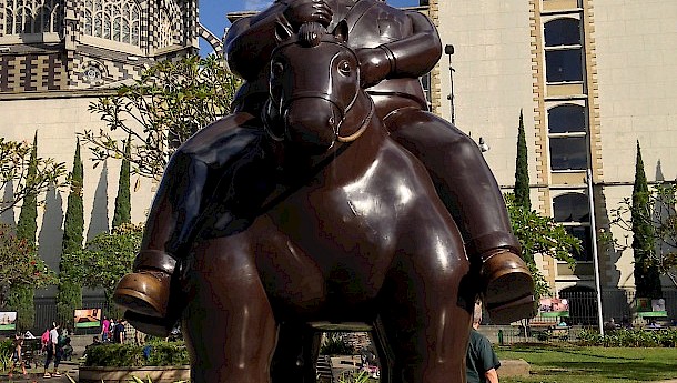 Botero Park in Medellin. Photo: Carolina Stavrositu