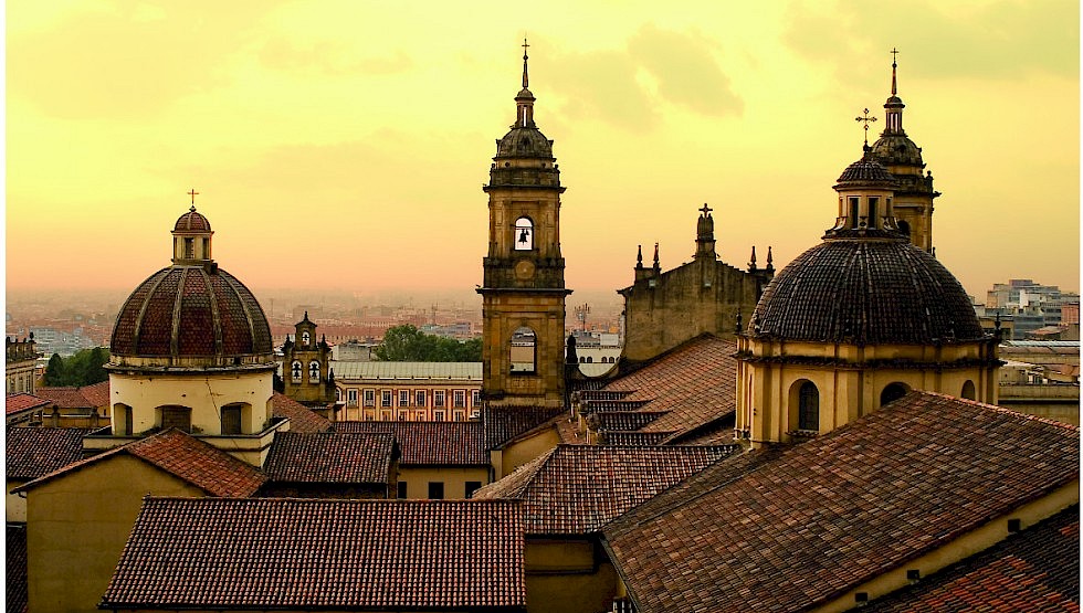 View of the historic center of Bogota. Photo: Bogota District Tourism Institute