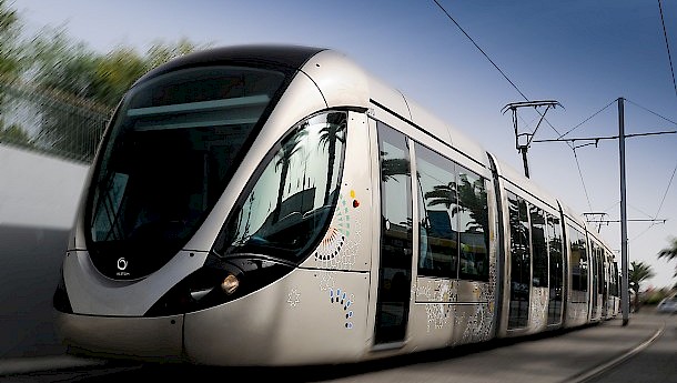 The Rabat-Saleh tramway, the first project in the South Mediterranean to benefit from the EU Neighbourhood Investment Facility. Photo: Bouregreg Valley Development Agency