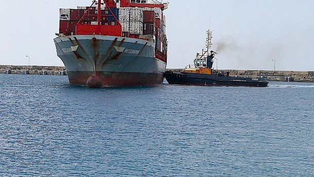 All cruise vessels and 90 percent of the goods coming into Barbados do so through the seaport. Photo: Barbados Port Inc