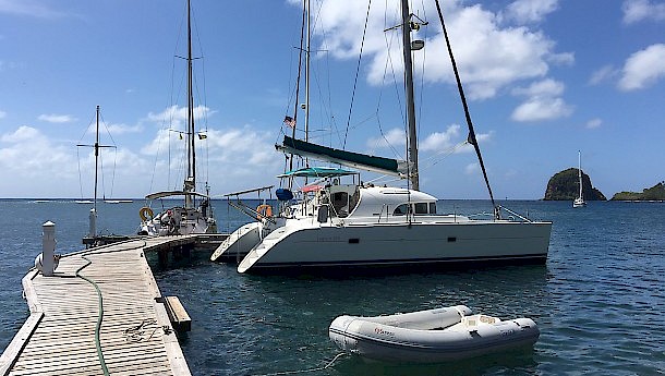 Sailing on the Caribbean Sea. Photo: Estefania Medina