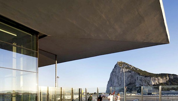 Gibraltar’s Airport facility. Photo: Hufton+Crow