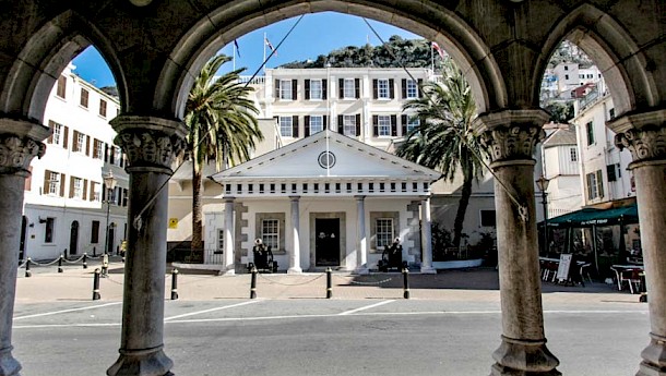 Convent Place is not only home to the prime minister’s office; it is also the location of the residence of the governor of Gibraltar, from which this photo was taken. Photo: DM Parody (www.dotcom.gi/photos)